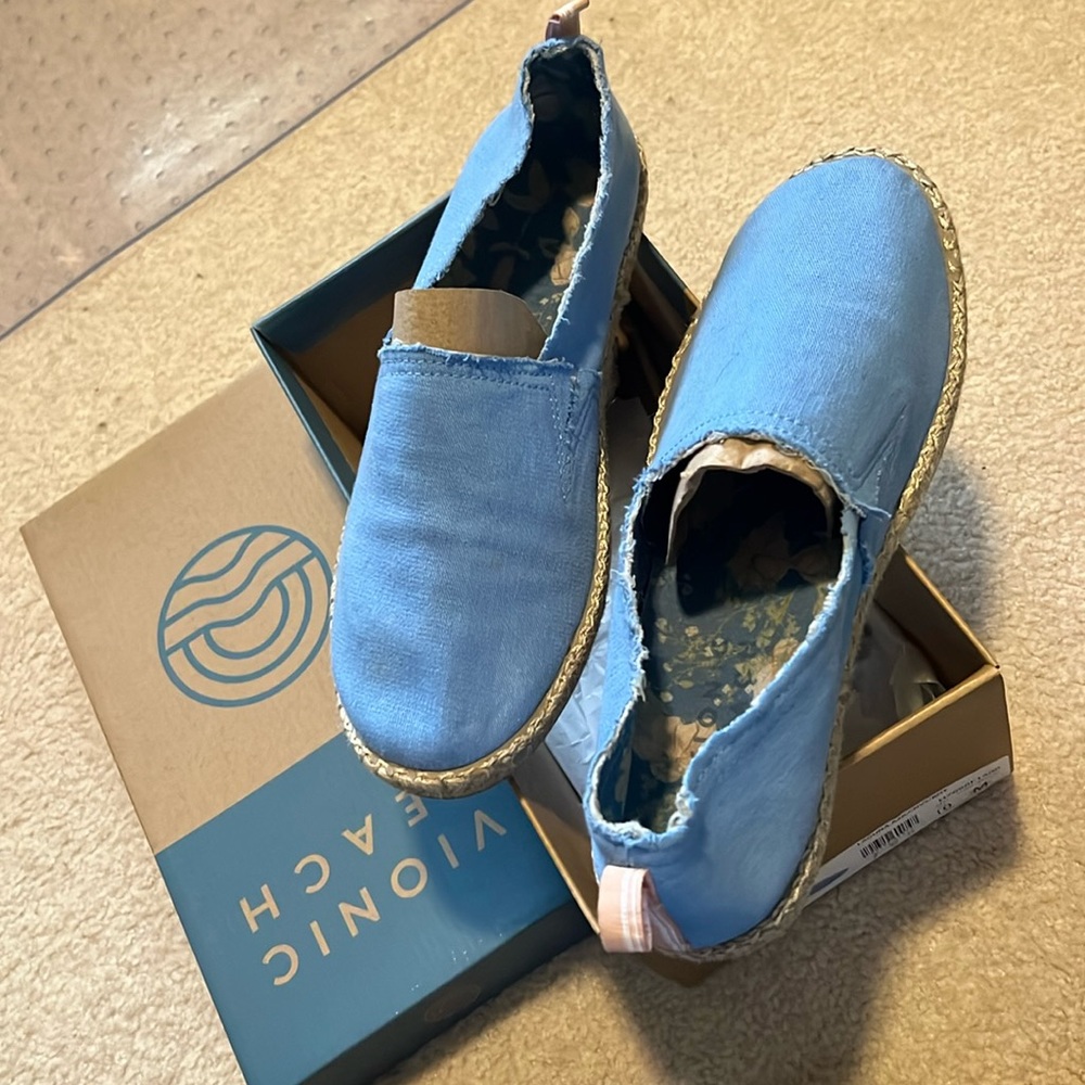 Great beach shoe lots of support blue size ten